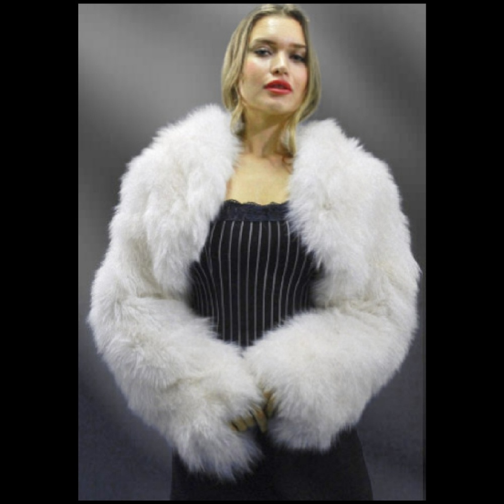 White Fox Fur Jacket